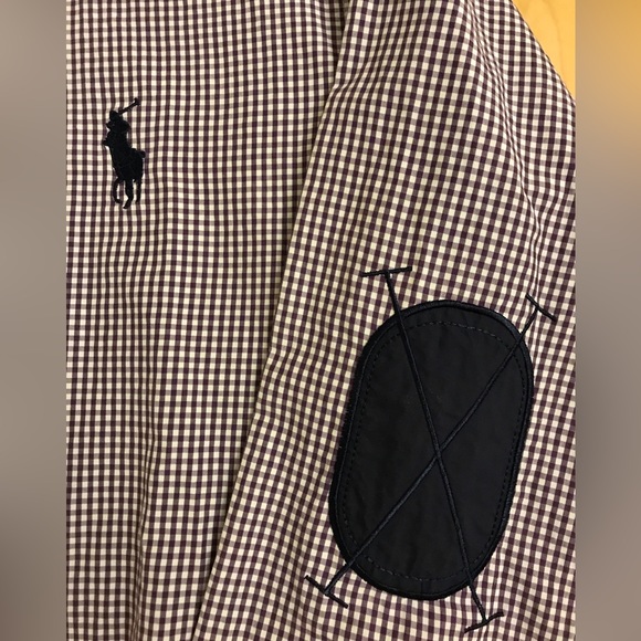 Polo by Ralph Lauren mens slim fit shirt sz M ELBOW PATCHES . Excellent conditio - Picture 4 of 6
